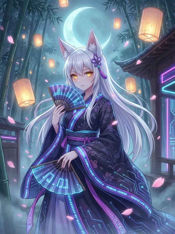 探花动漫-月下狐灵传说